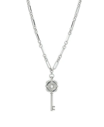 Patricia Nash Byzantine Collection Long Key Pendant Necklace