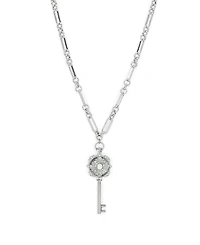 Patricia Nash Byzantine Collection Long Key Pendant Necklace
