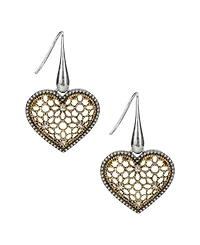Patricia Nash Heart Drop Earrings