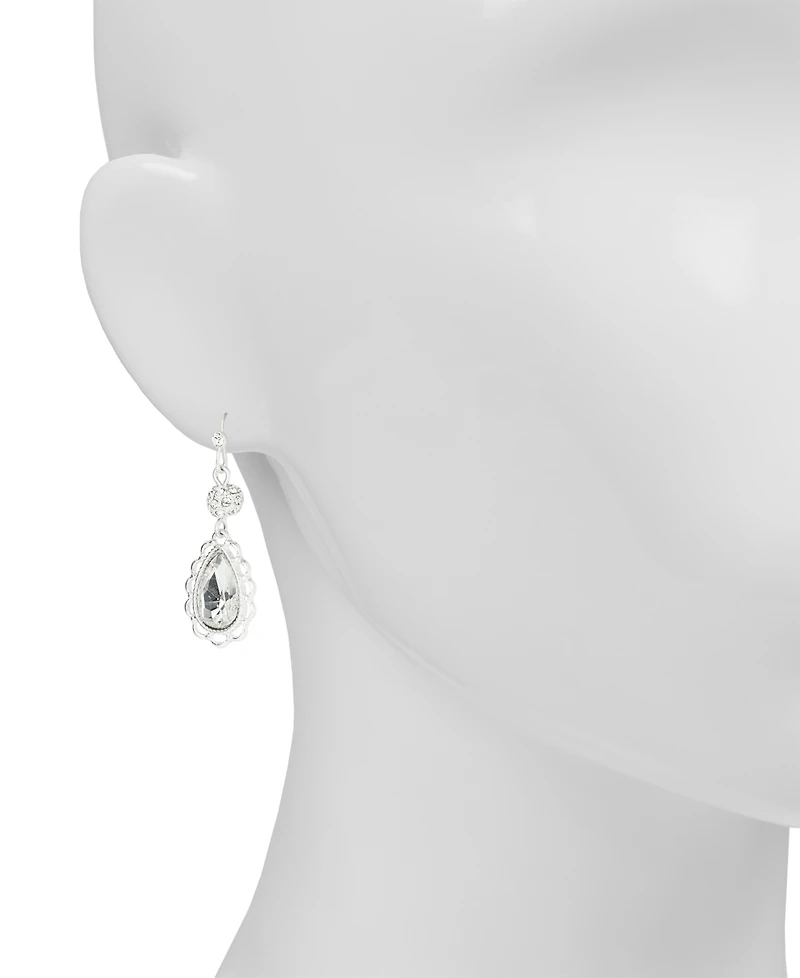 Patricia Nash Silver tone Teardrop Earrings