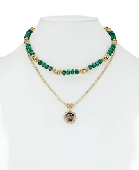 Patricia Nash Modular European Floral Tapestry Pendant Necklace