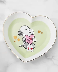 Lenox Snoopy Valentine's Day Heart Plates, Set of 4
