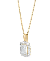 Grown With Love Certified Lab Diamond Pendant Necklace (1-1/2 ct. t.w.) 14K White Gold