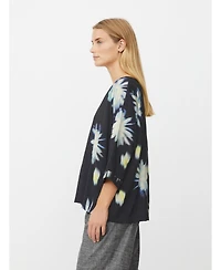 Masai Copenhagen Women's Becca 3/4 Sleeve Round Neck Blouse