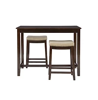 Linon Claridge 3Pc Counter Set