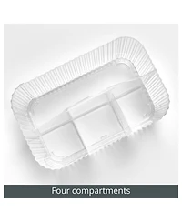 mDesign Plastic Shower Caddy Storage Organizer Basket with Handle