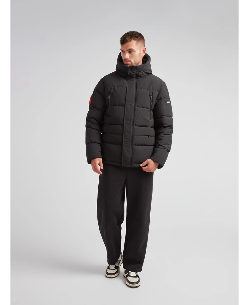 JACK1T Men's Ez Frontier Prime Hooded Puffer Coat