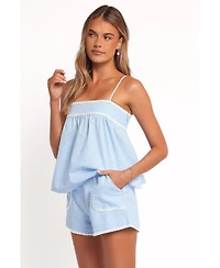 Petal and Pup Women's Lila Short Set - Blue