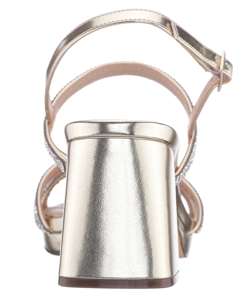 Nina Women's Berna Block-Heel Strappy Sandals