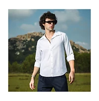 Campus Sutra Men's Solid Relaxed Shirt