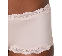 Maidenform Women's Everyday Pretty Lace Mid Rise Boyshort Panty