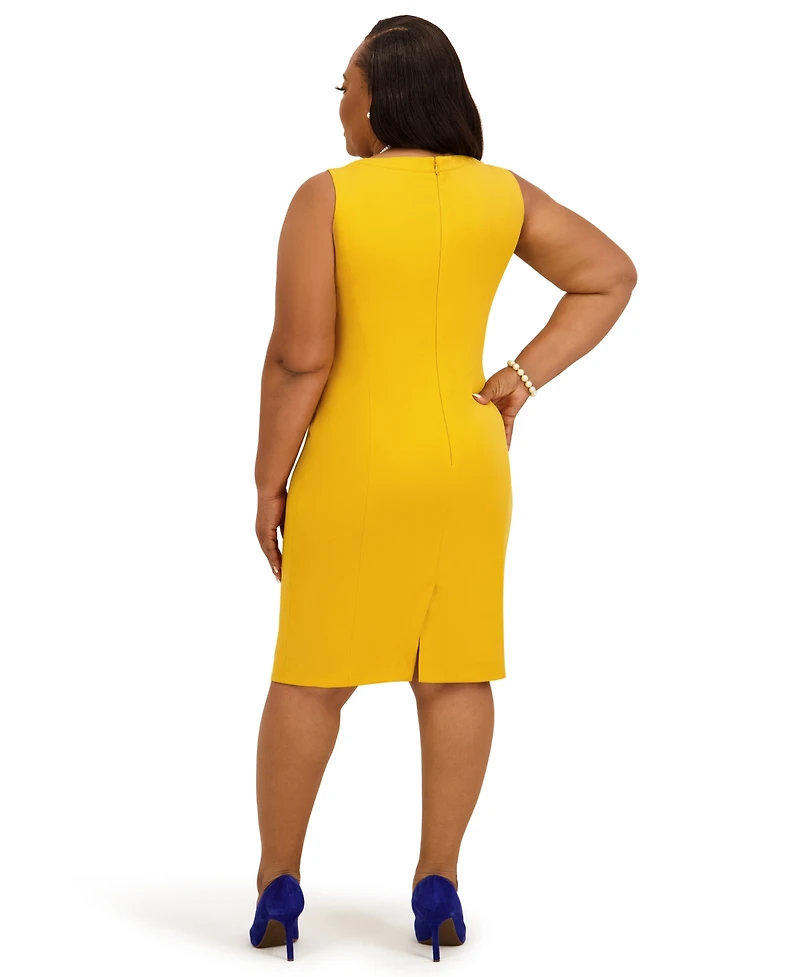 Kasper Women's Sleeveless Sheath Dress, Regular and Plus