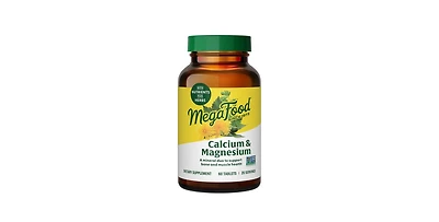 MegaFood Calcium & Magnesium, 60 Tabs