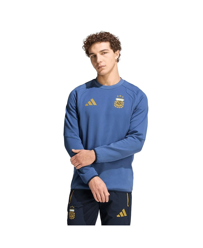 Adidas Men's Blue Argentina National Team Fifa x World Cup Tiro Travel Sweatshirt