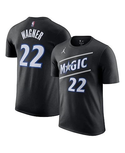 Jordan Men's and Women's Franz Wagner Black Orlando Magic Name Number T-Shirt - Statement Edition
