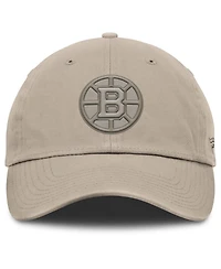 Fanatics Men's Tan Boston Bruins Authentic Pro Road Adjustable Hat