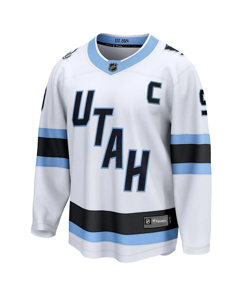 Fanatics Men's Clayton Keller White Utah Mammoth Away Breakaway Player Jersey