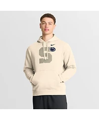 Nike Men's Cream Penn State Nittany Lions Campus Shadow Hoodie