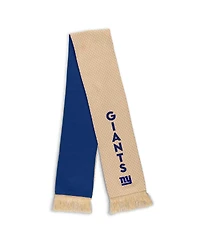 Wear by Erin Andrews Women's New York Giants Tonal Microcheck Scarf Glove Set