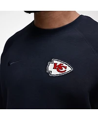 Nike Men's Black Kansas City Chiefs Tech Fleece Raglan Sweatshirt