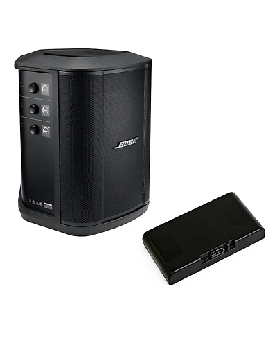 Bose S1 Pro+ Portable Wireless Pa System with Bluetooth, Black with Extra Battery