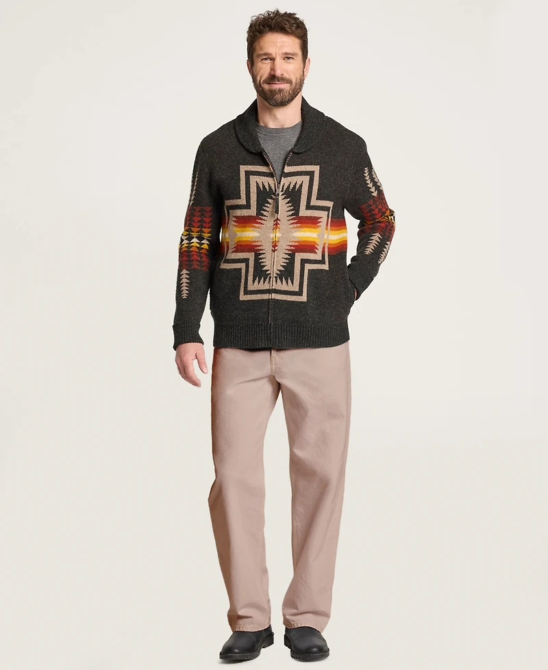 Pendleton Men's Harding Zip Long-Sleeve Cardigan Sweater