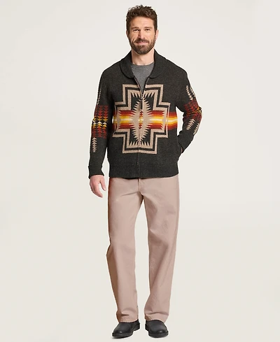 Pendleton Men's Harding Zip Long-Sleeve Cardigan Sweater