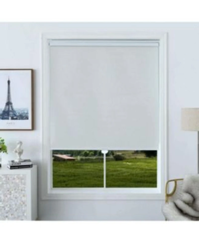 Shadisfy Polyester Hudson Blackout Roller Shade 39x72 X22 Pepper