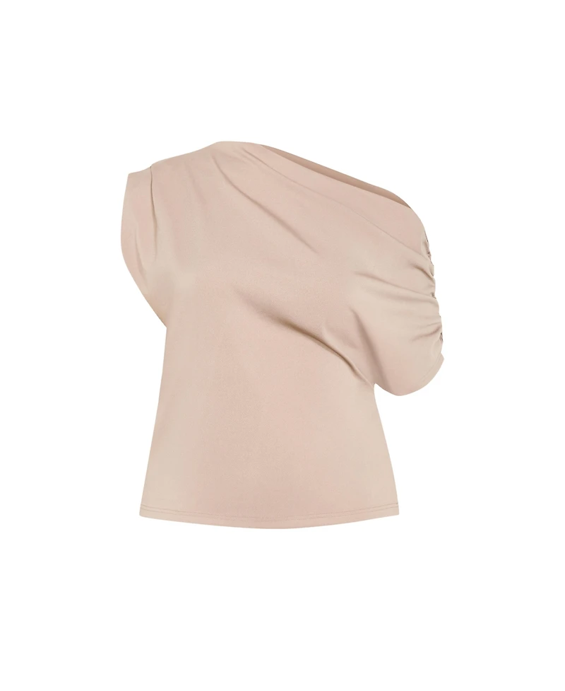 City Chic Plus Size Imani Off Shoulder Top