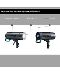 Broncolor Siros 800 L Wi-Fi / Rfs 2.1 Battery Powered 800 W/S Monolight