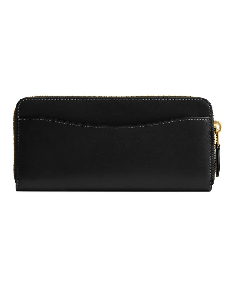 Coach New York Slim Accordion Leather Zip Wallet