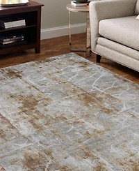 Closeout! Mink Home Alloy All 342 7'10" x 11' Area Rug