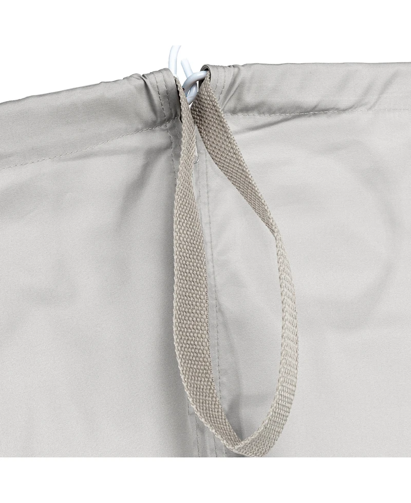 Household Essentials Door Hanging Laundry Bag, Grey