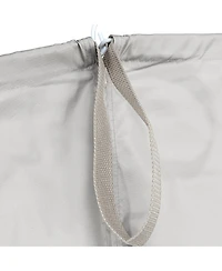 Household Essentials Door Hanging Laundry Bag, Grey