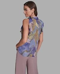 Bcbg Women's Halter Tie-Neck Sleeveless Top