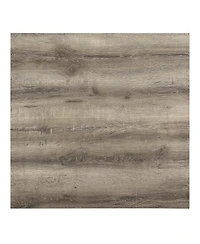 Casainc Industrial 5-Piece Dining Set with Bar Table and Chairs in Brown