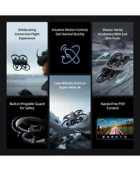 Dji Dji Avata 2 Fly More Combo (3 Batteries) Fpv Drone with Camera 4K, One-Push Acrobatics, Propeller Guard, 155 Fov, Camera Drone, Goggles 3 & Rc