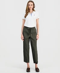 Nautica Women's Solid Cuffed Pull-On Pants