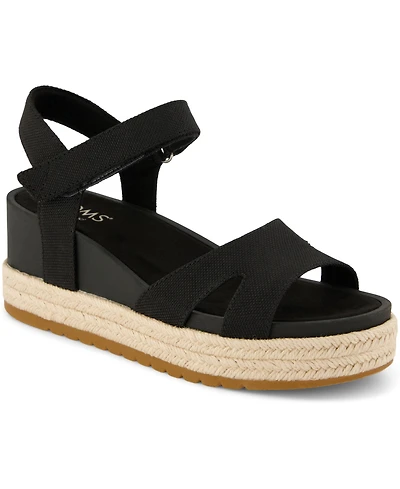 Toms Women's Alana Open Toe Wedge Sandals
