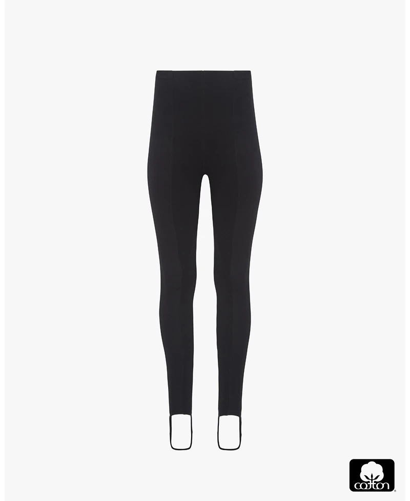 WeWoreWhat Women's Cotton Stirrup Legging