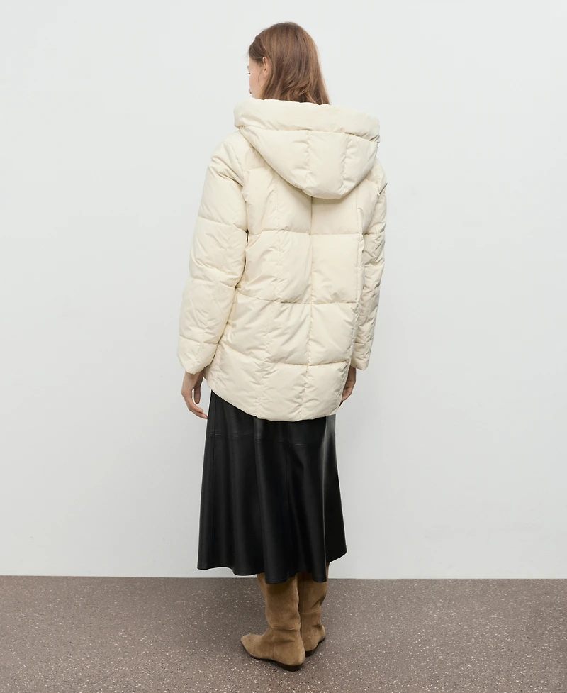 Mango Women's Hood Puffer Coat
