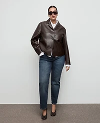 Mango Women's Mid-Rise Slim-Fit Jeans