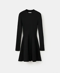 Mango Women's Ribbed Knitted A-Line Dress