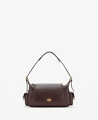 Mango Women's Pockets Shoulder Bag