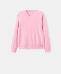 Mango Women's V-Neck Knit Sweater