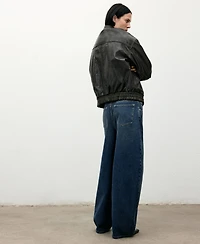 Mango Women's Mid-Rise Barrel Jeans