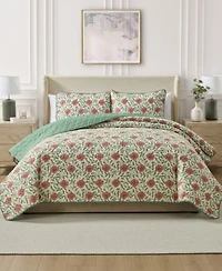 Seventh Studio Ezza Floral 3 Piece Quilt Sets
