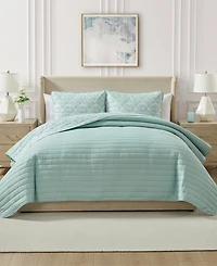 Seventh Studio Waves Coastal 2-Piece Quilt Set, Twin