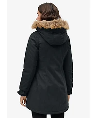 ellos Women's Modern A-Line Parka