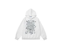 Aelfric Eden Women's Futuristic Liquid Metal Design Pullover Hoodie